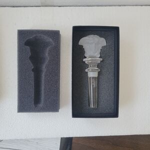 Versace (Rosenthal) Crystal Bottle Stopper